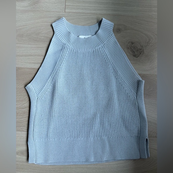 Aritzia Wilfred grey crevier sweater tank top XS - Picture 1 of 4